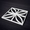 Ekena Millwork Extra Small Swansea Decorative Fretwork Wall Panels in Architectural PVC, 7 3/8"W x 7 3/8"H x 3/8"T WALP08X08SWN - alternate 2